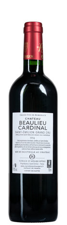 Vignobles Poitou-Operie | Château Beaulieu Cardinal Saint Emilion 2015